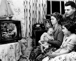 Family Watching Television Family Watching Television