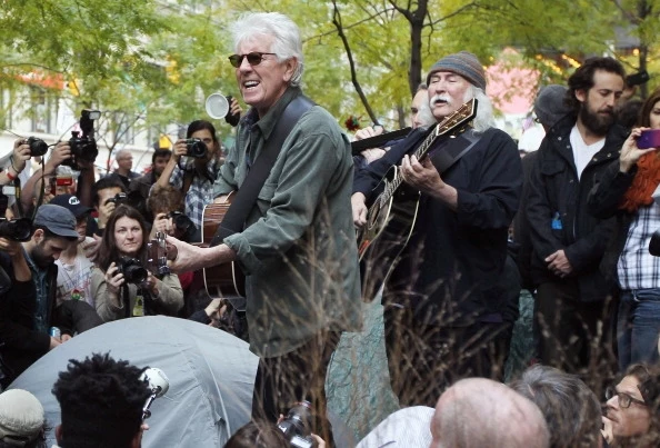 David Crosby Graham Nash - Occupy Wall Street