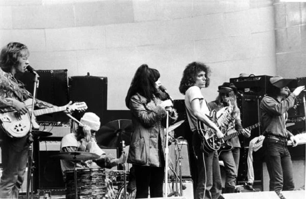 Jefferson Airplane Perform On Stage