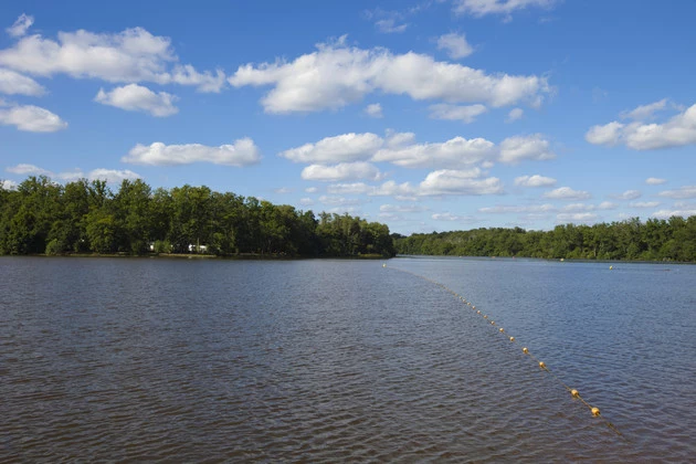 View peaceful lake